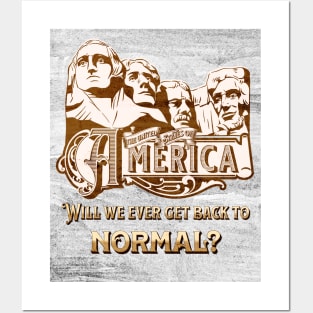 America: Will we ever get back to normal? Posters and Art